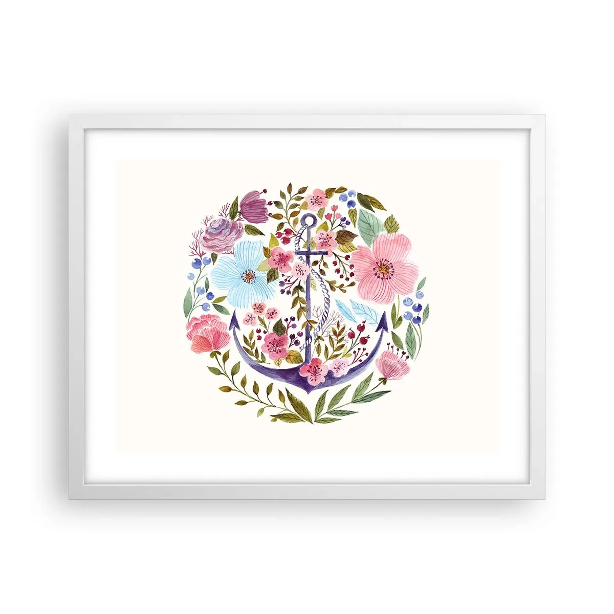 Poszter fekete keretben - Egy tengerész jó éjszakai alvása - 50x40 cm