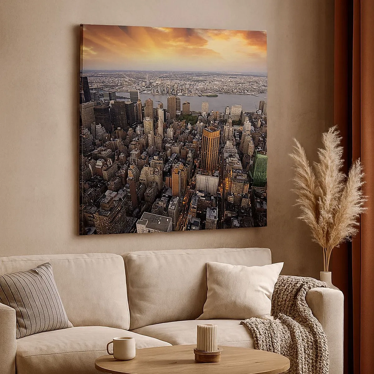 Vászonkép - Korunk dobogó szíve - 30x30 cm