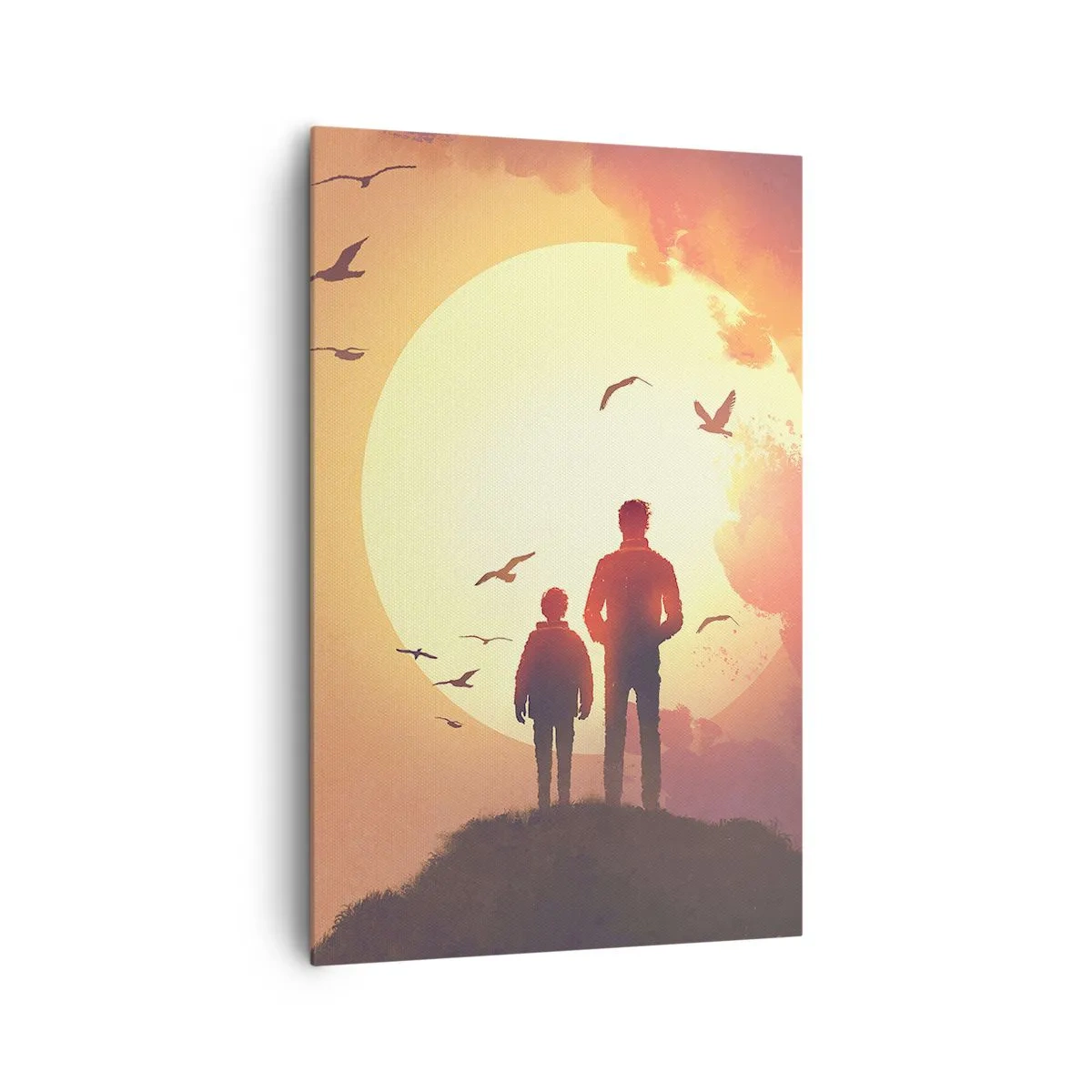 Vászonkép - Szemtől szembe a nappal - 80x120 cm