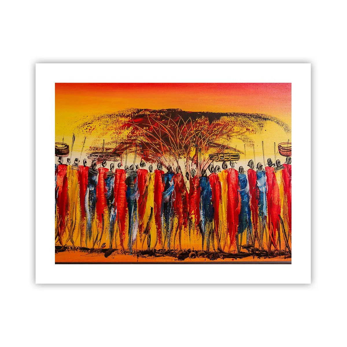 Poszter - Oda, oda, oda oda mennek - 50x40 cm