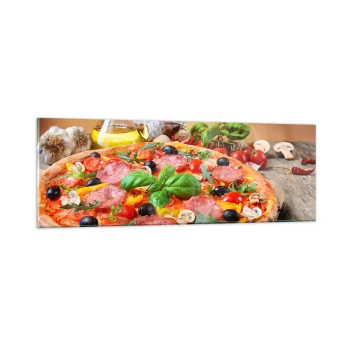 Üveg kép - Igazi olasz ízzel - 90x30 cm