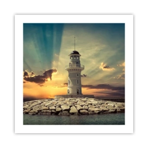 Poszter - Fény - Jóság - Szépség - 50x50 cm