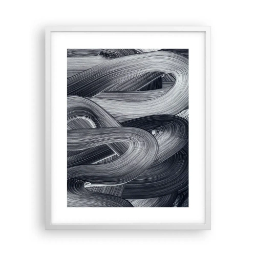 Poszter fekete keretben - A valóság folyékonysága - 40x50 cm
