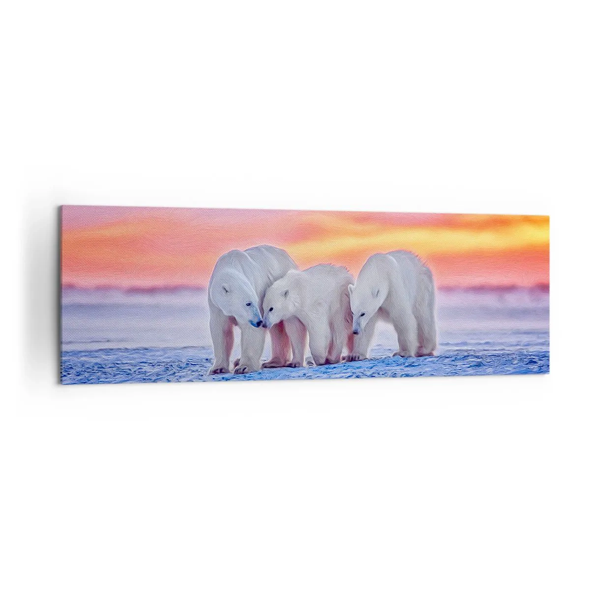 Vászonkép - Elég a családi meleg - 160x50 cm