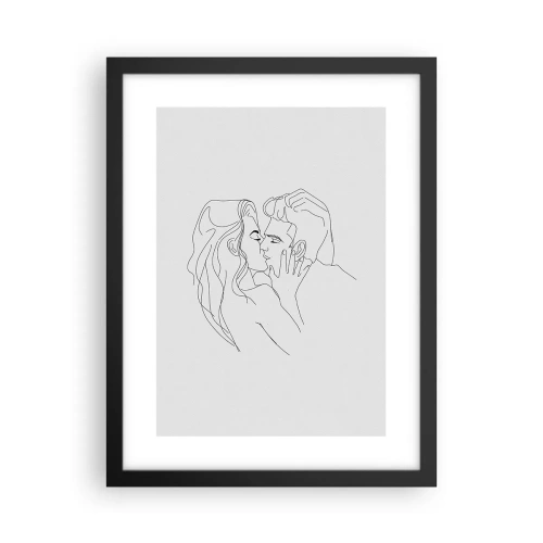 Poszter fehér keretben - Ugyanaz a vonalón - 30x40 cm