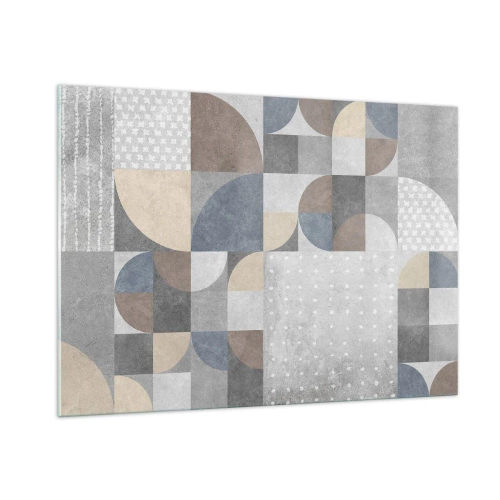 Üveg kép - Kerámia fantázia - 100x70 cm