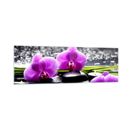 Üveg kép - Elmerülni a békében és a csendben - 160x50 cm