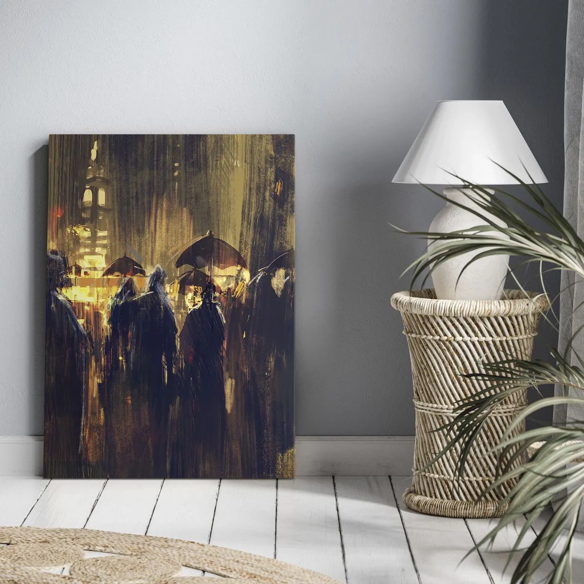 Vászonkép - Az eső imádói - 50x70 cm