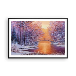 Poszter fehér keretben - Találkozzunk itt - 91x61 cm