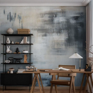 Fotótapéta Standard Eco - A kék fátyol mögött - Darab, Absztrakció, Ipari - 500x350 cm