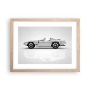 Poszter világos tölgy keretben - A szórakozás ígérete - 40x30 cm