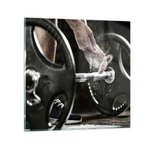 Üveg kép - Kihívás elfogadva! - 60x60 cm