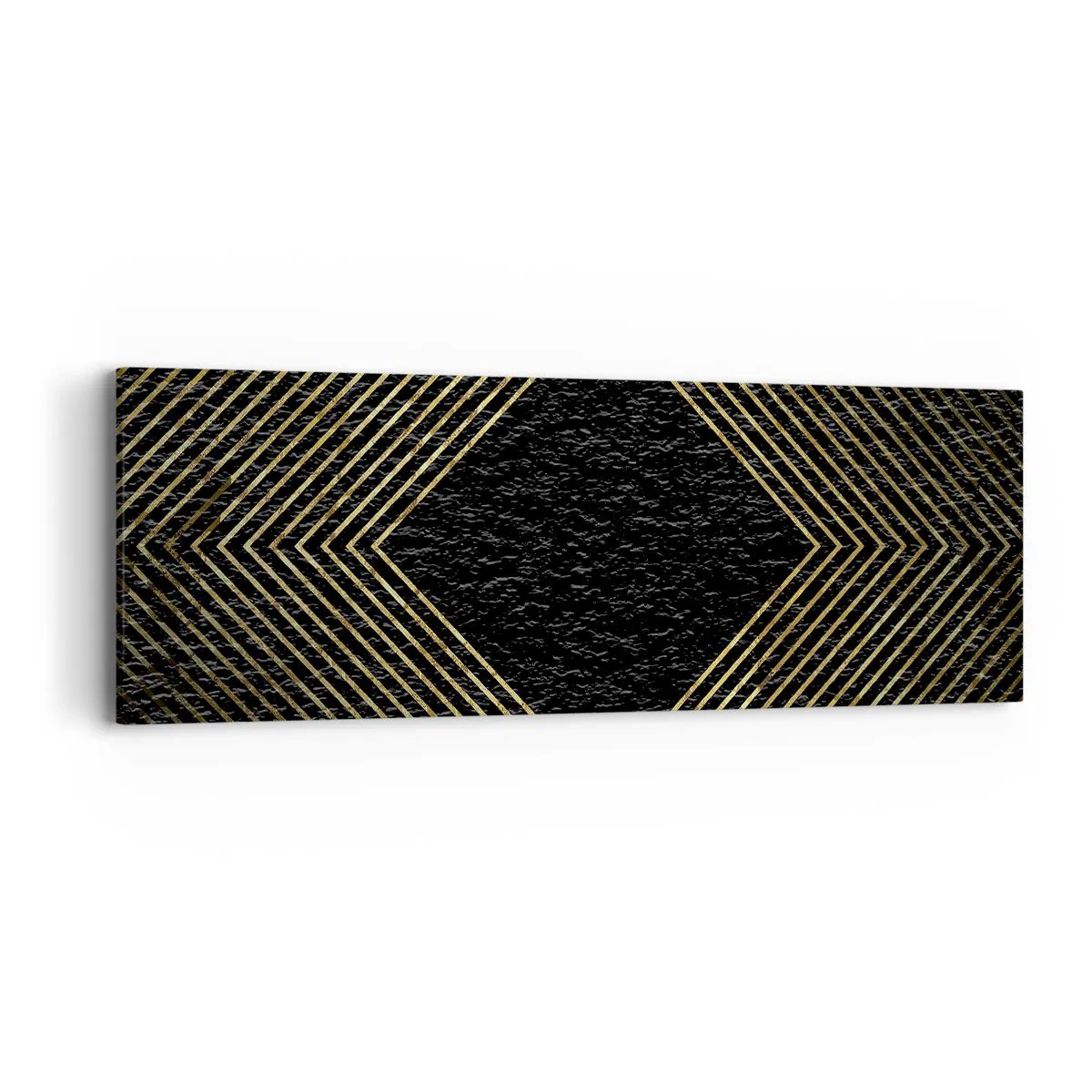 Vászonkép - Geometria glamour stílusban - 90x30 cm