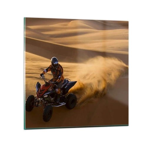 Üveg kép - A homok hullámain - 30x30 cm