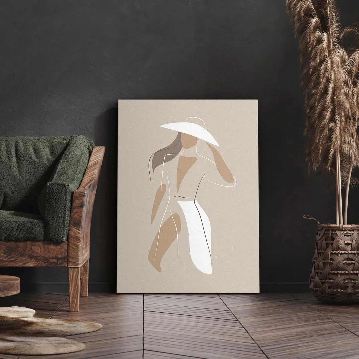 Vászonkép - A divat egy játék - 55x100 cm