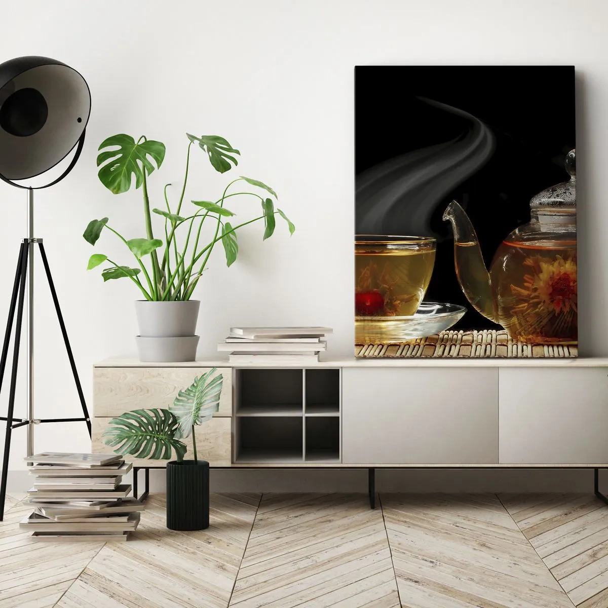 Vászonkép - A teafőzés varázsa és művészete - 65x120 cm