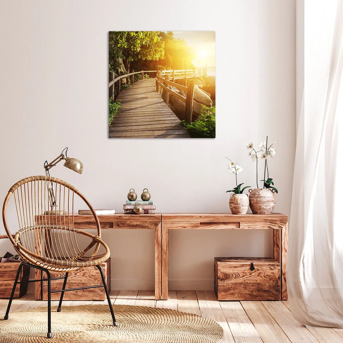 Vászonkép - Újabb kanyar, újabb csoda - 30x30 cm