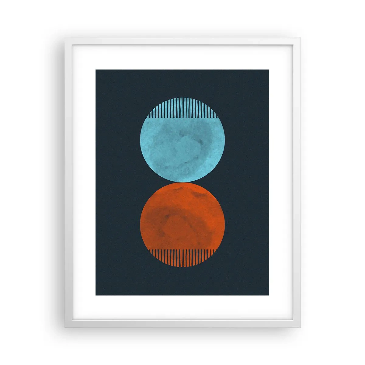 Poszter fekete keretben - Csak a geometria? - 40x50 cm