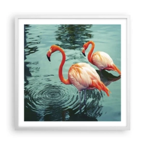 Poszter fekete keretben - Most divatban vagyunk - 60x60 cm