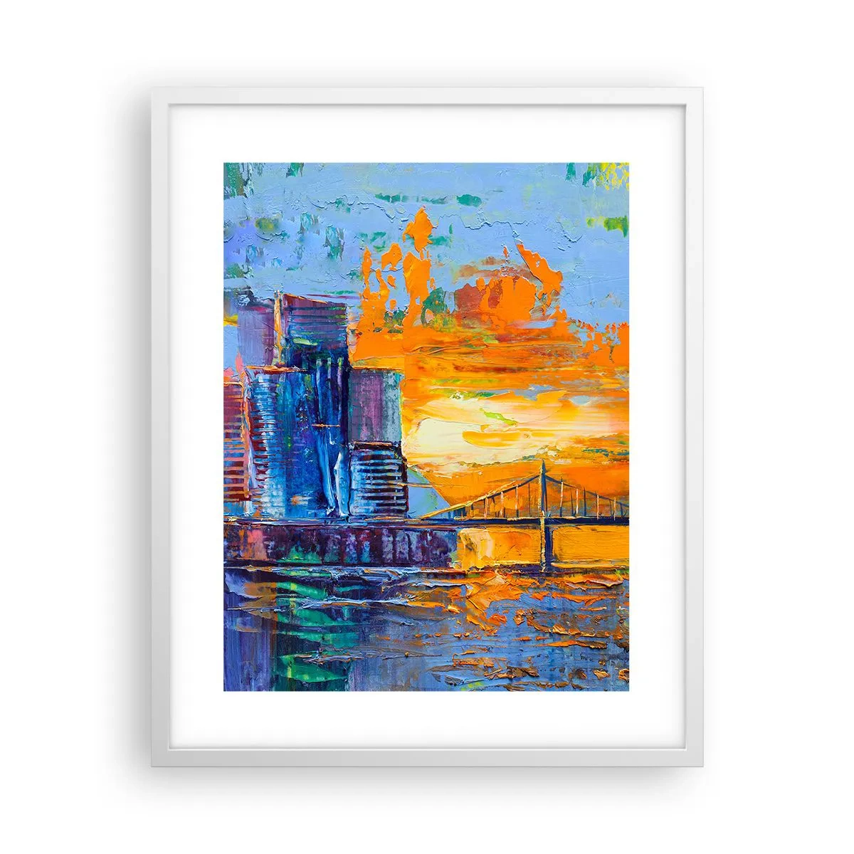 Poszter fekete keretben - Kultúra és természet - 40x50 cm