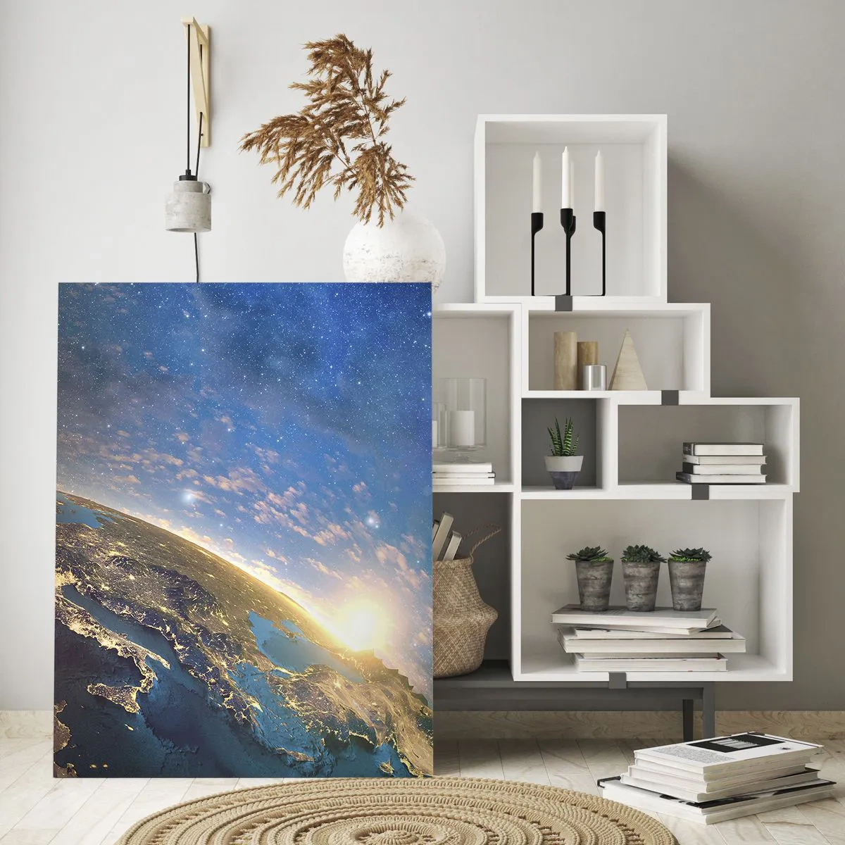 Üveg kép - Tekintsünk magunkra távolról - 50x70 cm