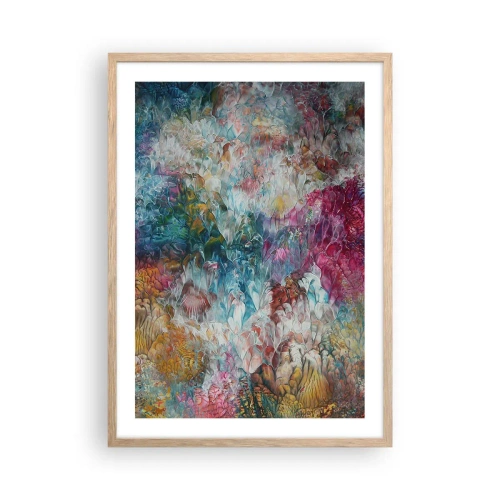 Poszter világos tölgy keretben - Teljes virágzásban - 50x70 cm