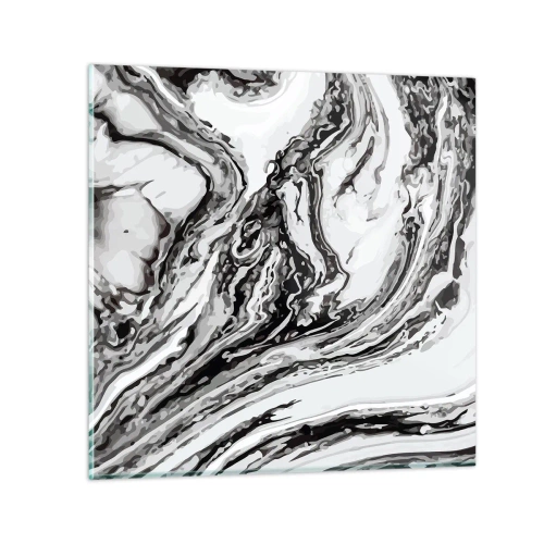 Üveg kép - Kezdetben káosz uralkodott - 60x60 cm