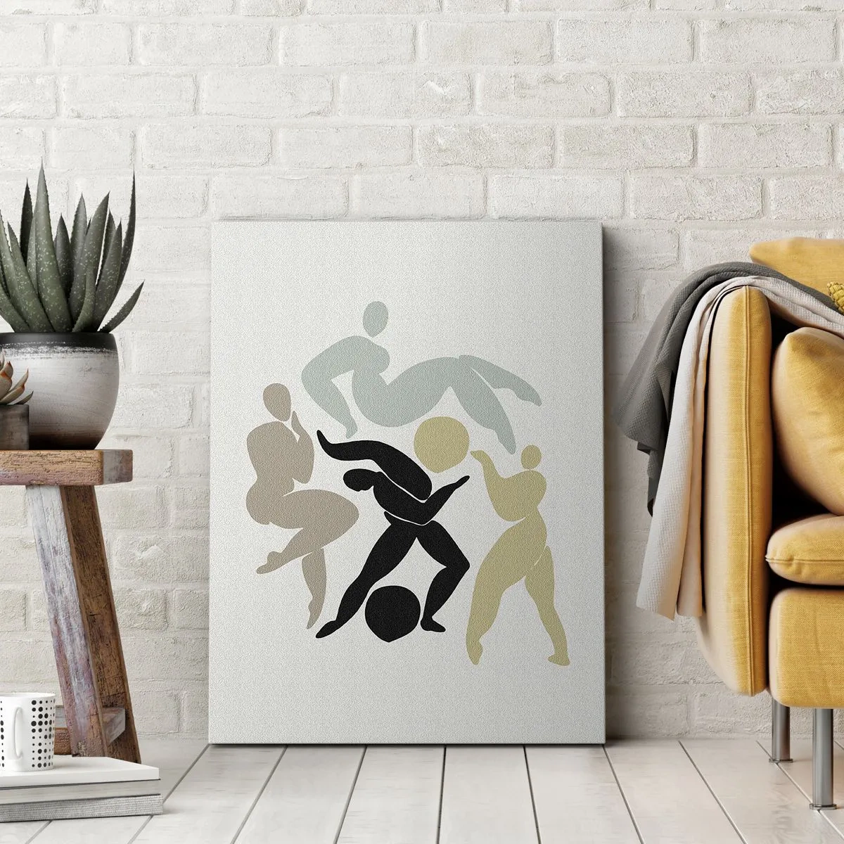 Vászonkép - Mozgás az egészségért és a szépségért - 45x80 cm