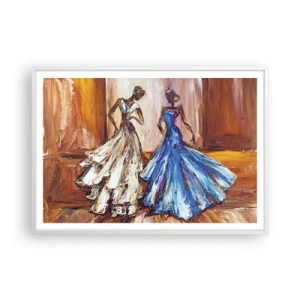 Poszter fekete keretben - Hálás páros - 100x70 cm