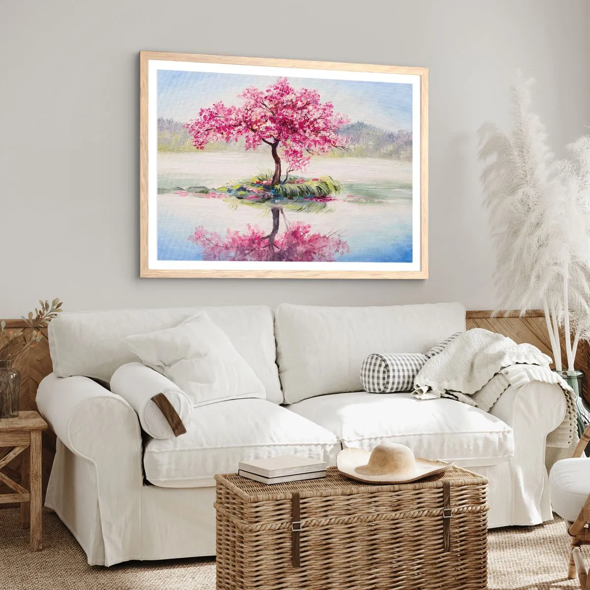 Poszter világos tölgy keretben - A tavasz ünnepe - 100x70 cm