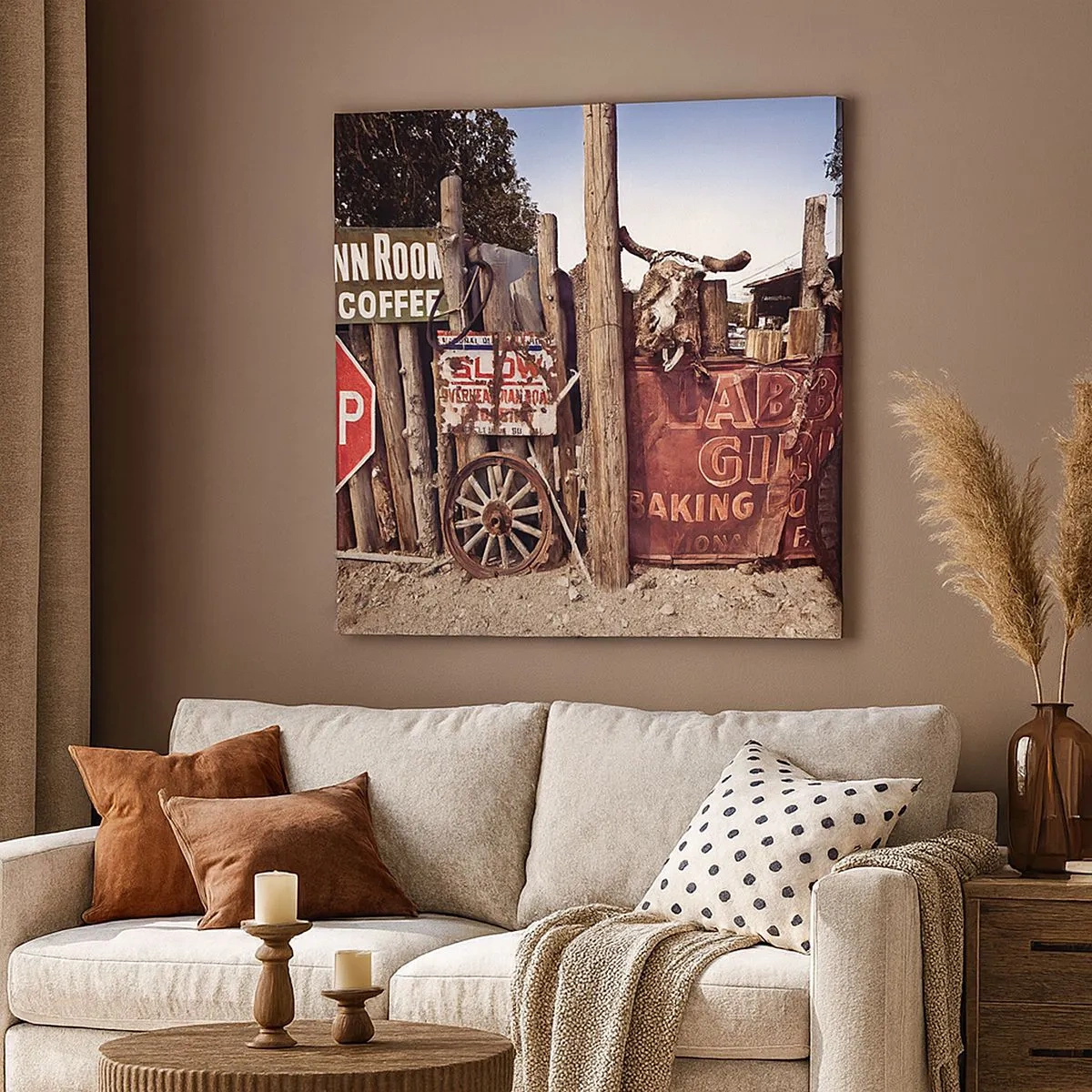 Vászonkép - És megállt az idő - 30x30 cm