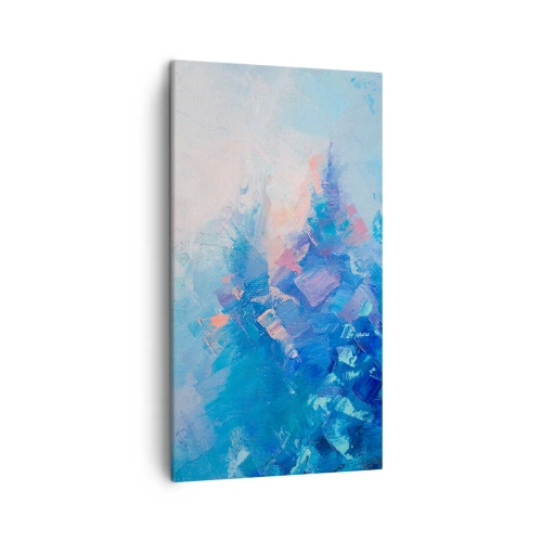 Vászonkép - Téli absztrakció - 45x80 cm