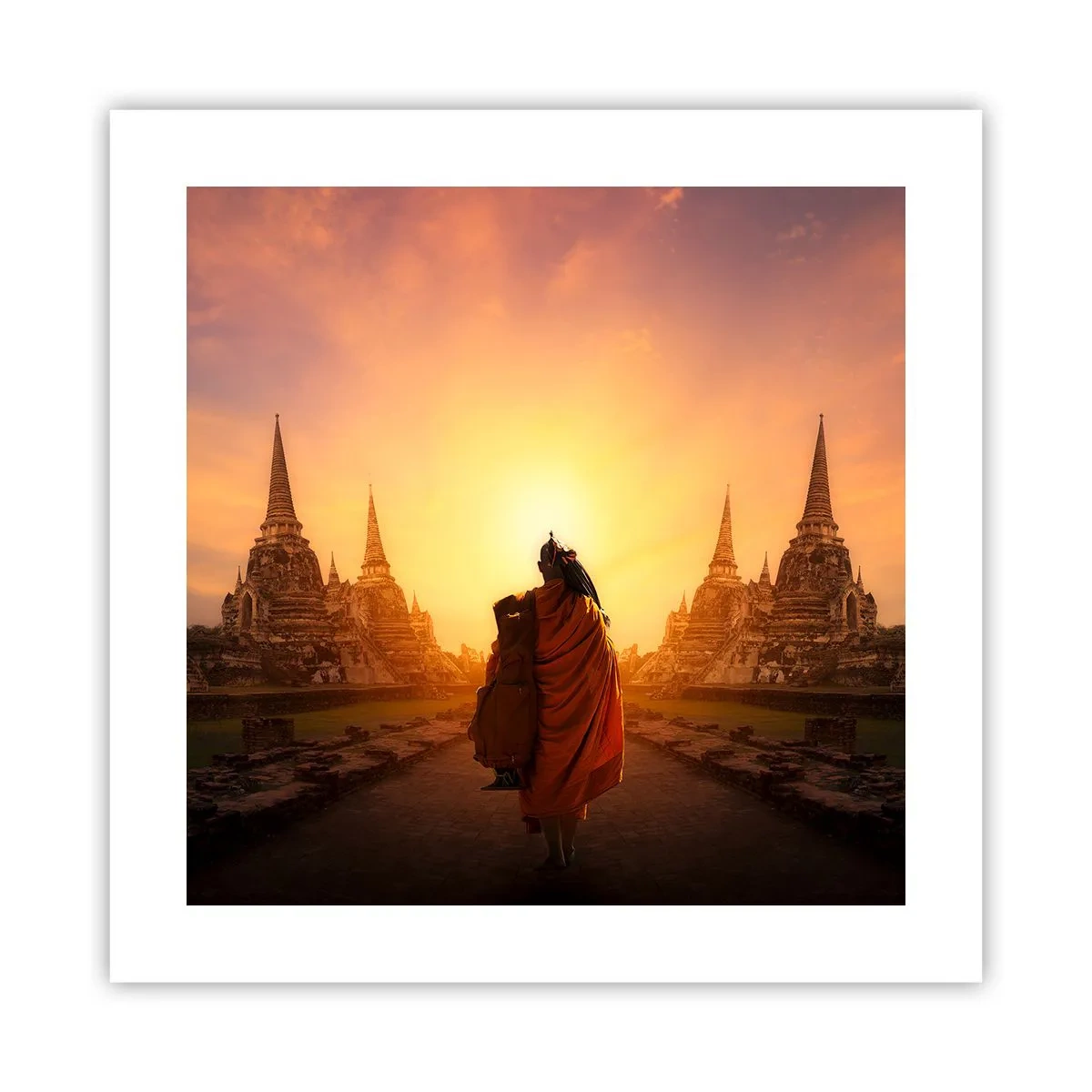 Poszter - Nyugalomban a végtelenségen át - 40x40 cm