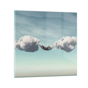 Üveg kép - Egy pillanatnak a gyönyörűsége - 50x50 cm