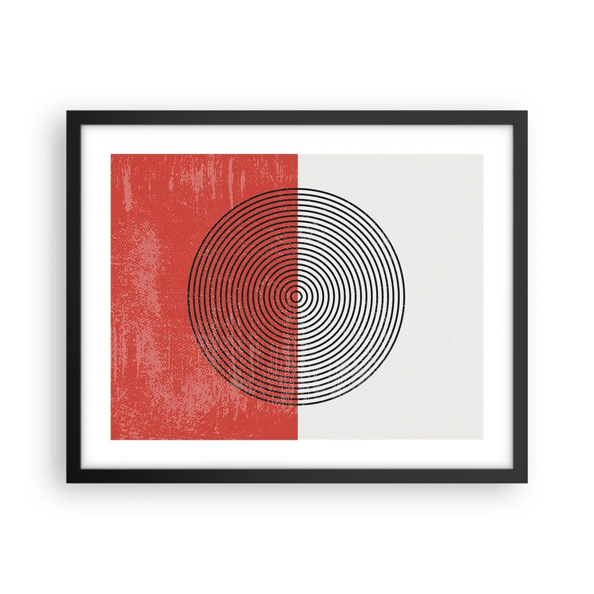 Poszter fehér keretben - Pont a célba - 50x40 cm