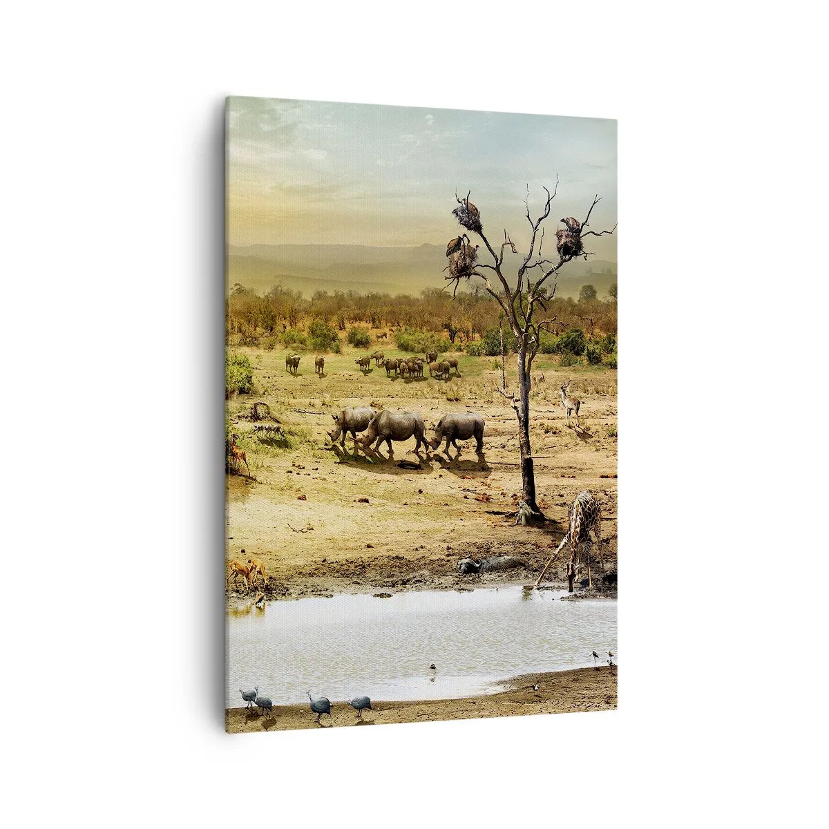 Vászonkép - „Z Edenu zaś wypływała rzeka…" - 70x100 cm