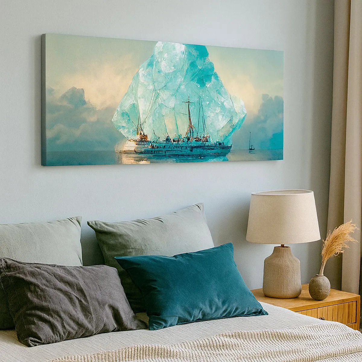 Vászonkép - Sarkvidéki gyémánt - 100x40 cm