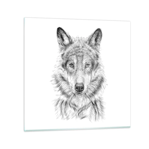 Üveg kép - Született vezető - 30x30 cm