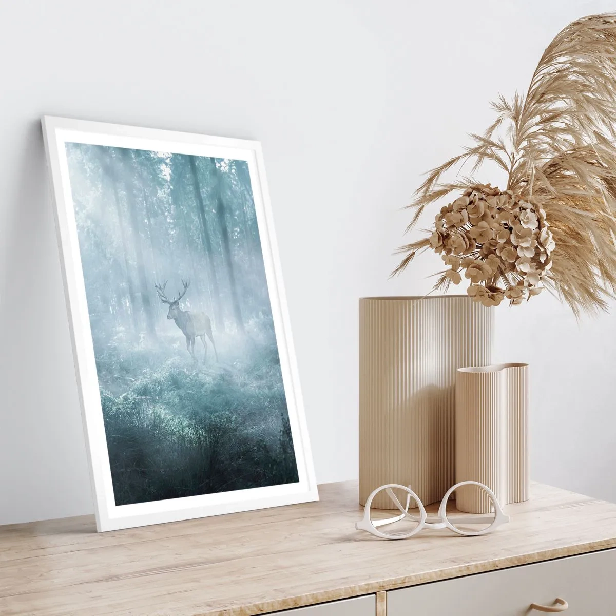 Poszter fekete keretben - Reggeli birtokellenőrzés - 61x91 cm