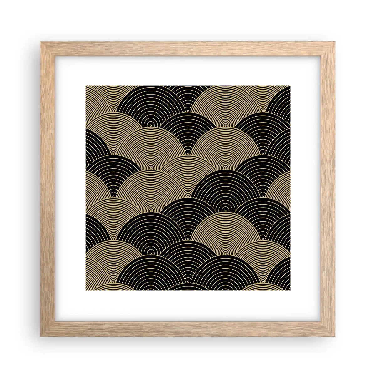 Poszter világos tölgy keretben - Egység a sokféleségben - 30x30 cm