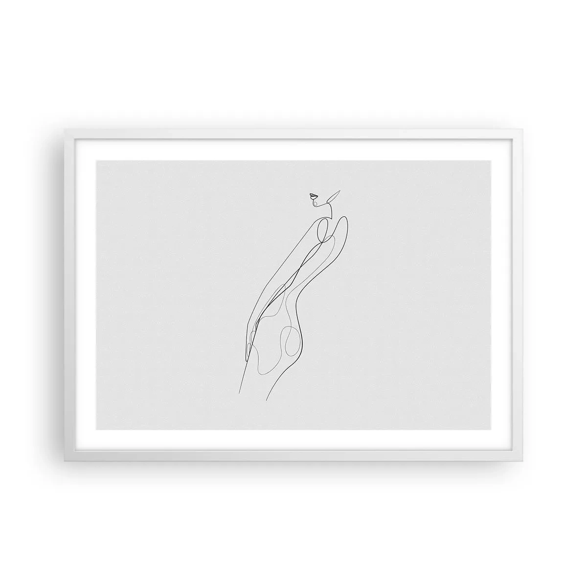 Poszter fekete keretben - Csak egy ígéret - 70x50 cm