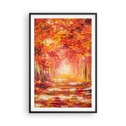 Poszter fehér keretben - Rézerdő - 61x91 cm