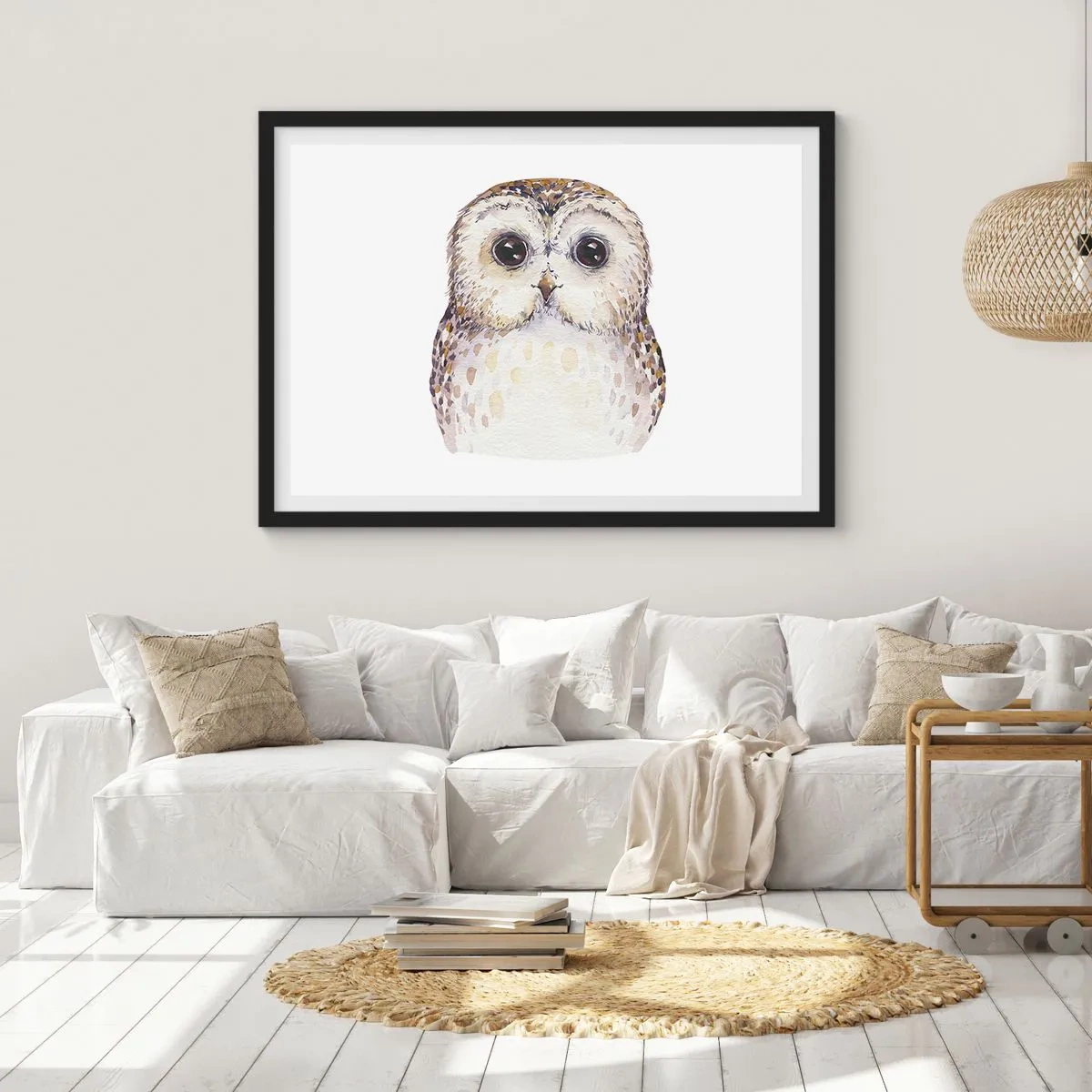 Poszter fehér keretben - Nézz a szemembe - 91x61 cm