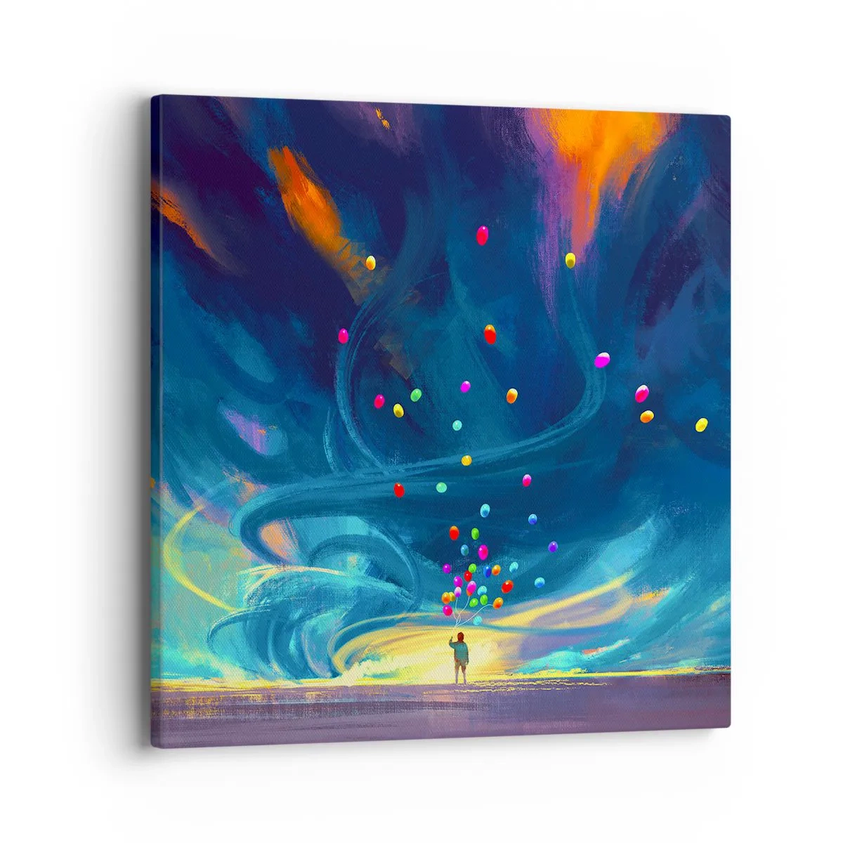 Vászonkép - A kék szélnek - 40x40 cm