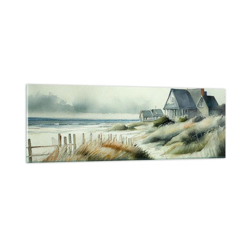 Üveg kép - Távol a nyüzsgéstől - 90x30 cm