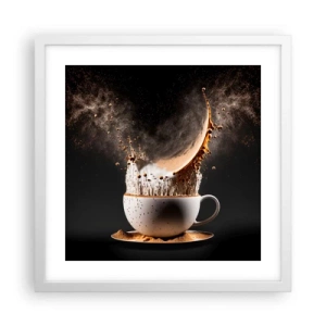 Poszter fekete keretben -  Ízrobbanás - 40x40 cm