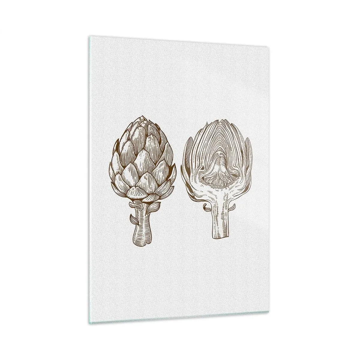 Üveg kép - Anatómia lecke - 50x70 cm