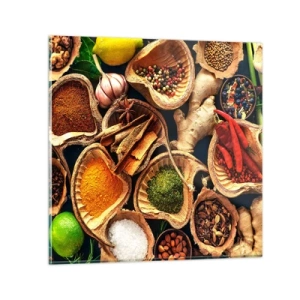 Üveg kép - Vigyél, amit akarsz - 30x30 cm