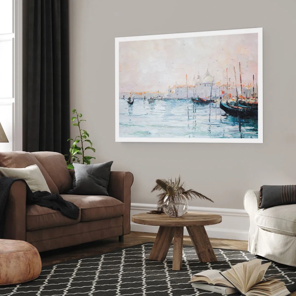 Poszter - A víz mögött, a köd mögött - 91x61 cm