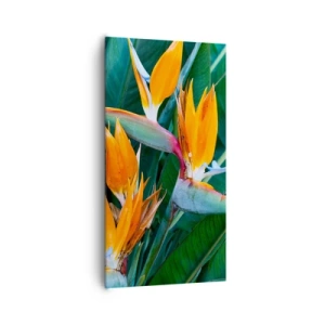 Vászonkép - Virág vagy madár? - 65x120 cm